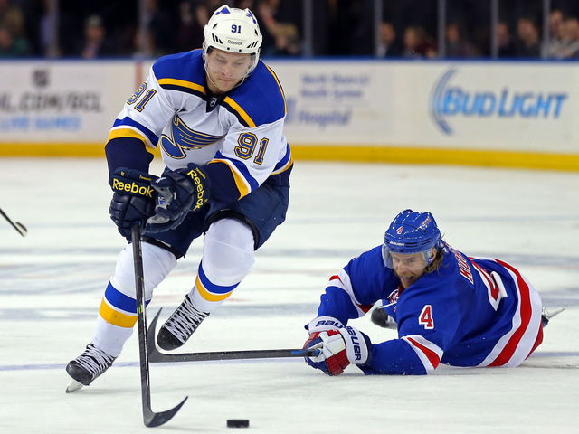 VIDEO: Blues' Tarasenko too fast for Rangers defense on incredible 1-handed goal