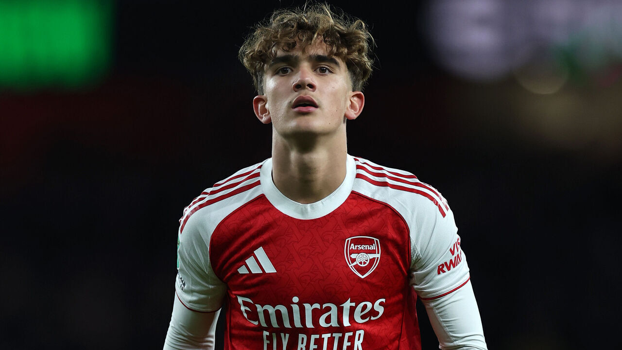 LONDON, ENGLAND - OCTOBER 29: Max Dowman of Arsenal during the Carabao Cup Fourth Round match between Arsenal and Brighton & Hove Albion at Emirates Stadium on October 29, 2025 in London, England.