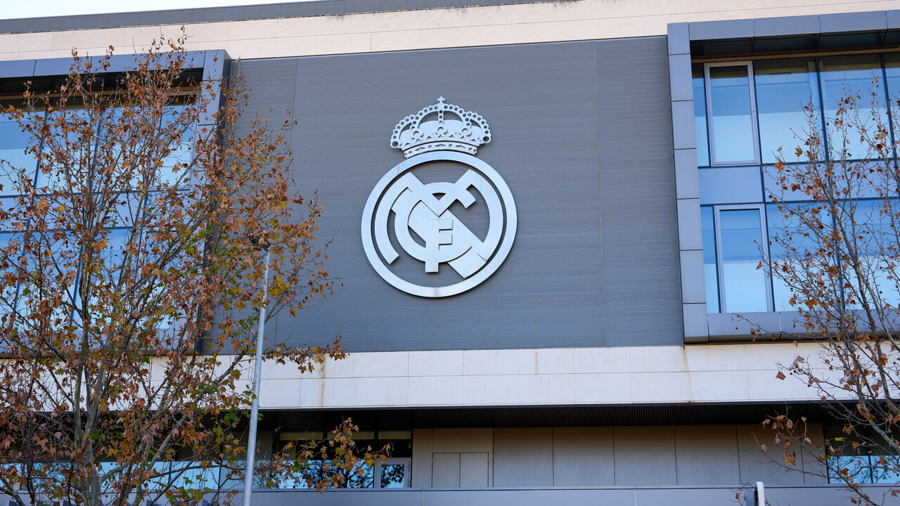 MADRID, SPAIN - DECEMBER 21: Real Madrid's headquarters located in the Valdebebas district are seen on December 21, 2023 in Madrid, Spain.