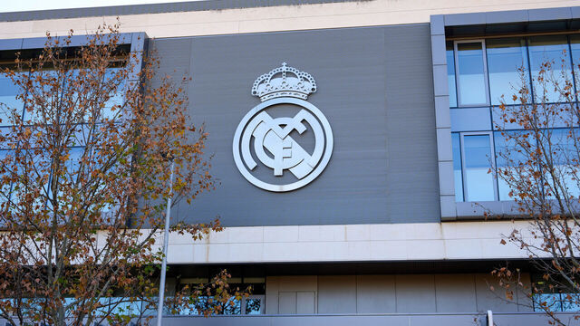 MADRID, SPAIN - DECEMBER 21: Real Madrid's headquarters located in the Valdebebas district are seen on December 21, 2023 in Madrid, Spain.