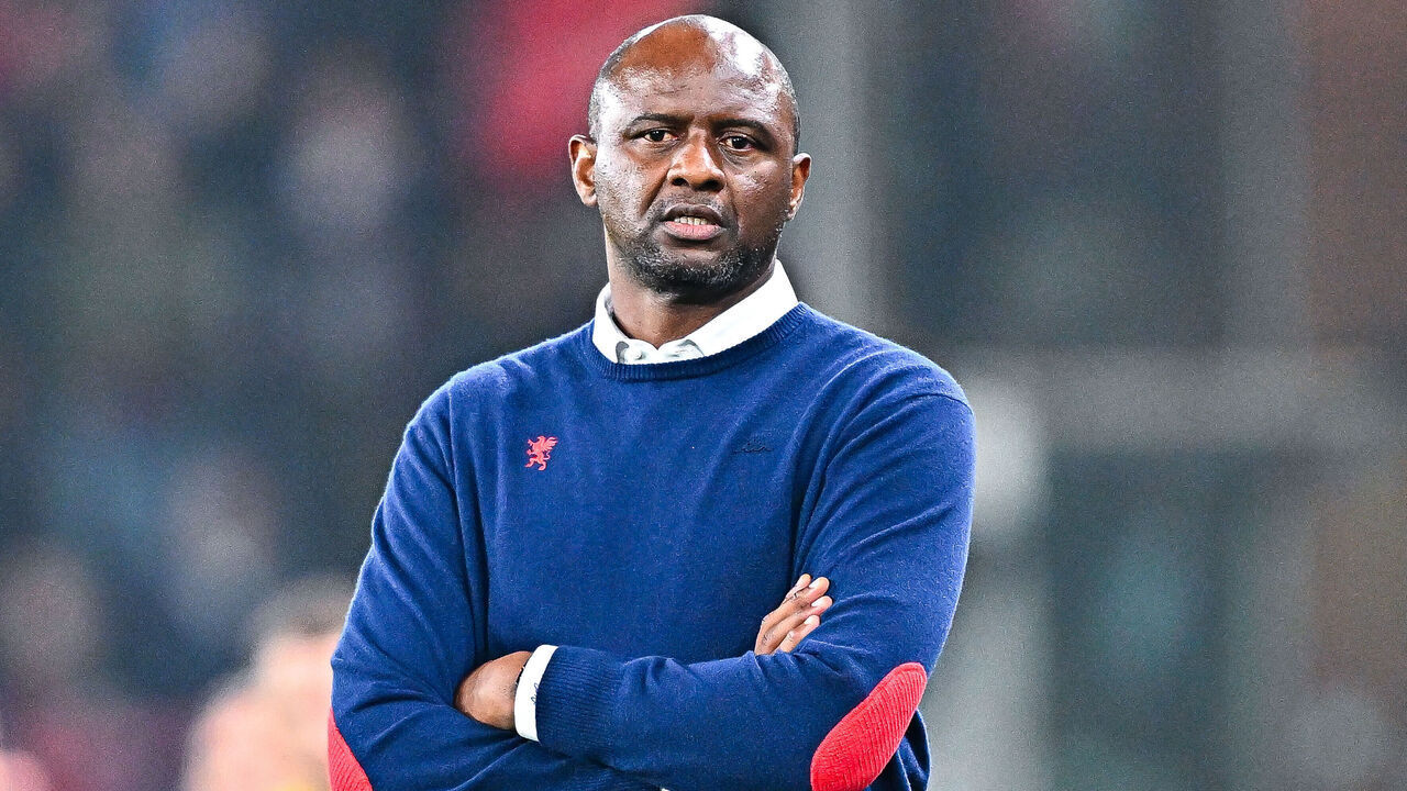 GENOA, ITALY - OCTOBER 29: Patrick Vieira, head coach of Genoa, looks on during the Serie A match between Genoa CFC and US Cremonese at Luigi Ferraris Stadium on October 29, 2025 in Genoa, Italy.
