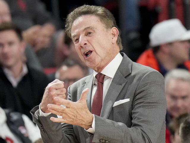 NEW YORK, NY - NOVEMBER 3: Head Coach Rick Pitino of the St. John's Red Storm during the first half of a college basketball game against the Quinnipiac Bobcats at Carnesecca Arena on November 3, 2025 in New York City.