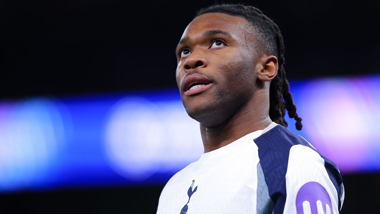 LONDON, ENGLAND - NOVEMBER 04: Destiny Udogie of Tottenham Hotspur during the UEFA Champions League 2025/26 League Phase MD4 match between Tottenham Hotspur and F.C. Copenhagen at Tottenham Hotspur Stadium on November 04, 2025 in London, England.