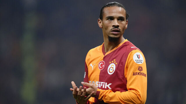 ISTANBUL, TURKEY - 2025/11/01: Leroy Sané of Galatasaray SK seen in action during the Turkish Super League match between Galatasaray and Trabzonspor at Rems Park Stadium. Final Score; Galatasaray 0 : 0 Trabzonspor.