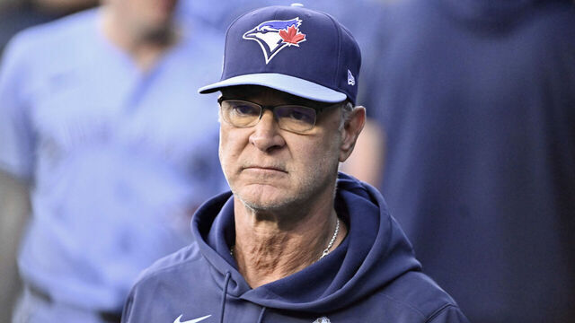 Los Angeles, CA - October 29: Coach Don Mattingly of the Toronto Blue Jays prior to Game 5 of a World Series Baseball game against the Los Angeles Dodgers at Dodger Stadium in Los Angeles on Wednesday, October 29, 2025.