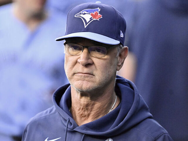 Los Angeles, CA - October 29: Coach Don Mattingly of the Toronto Blue Jays prior to Game 5 of a World Series Baseball game against the Los Angeles Dodgers at Dodger Stadium in Los Angeles on Wednesday, October 29, 2025.