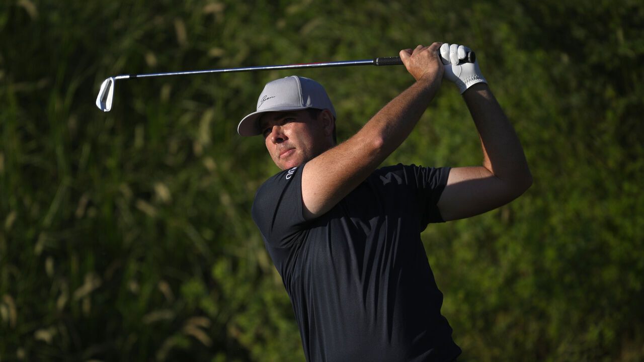 CABO SAN LUCAS, MEXICO - NOVEMBER 07: Luke List of the United States plays his shot from the third tee during the second round of the World Wide Technology Championship 2025 at El Cardonal at Diamante on November 07, 2025 in Cabo San Lucas, Mexico.