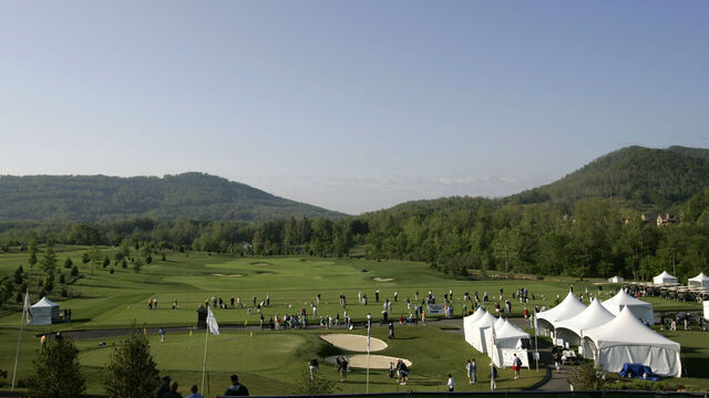 UNITED STATES - MAY 17: Course scenic of the range during the first round of the BMW Charity Pro-Am at The Cliffs held on The Cliffs at Walnut Cove course in Travelers Rest, South Carolina, on May 17, 2007.