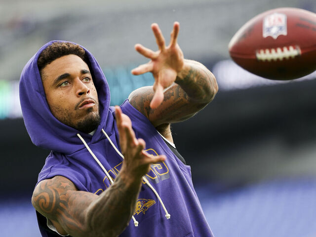 BALTIMORE, MD - AUGUST 7: Jaire Alexander #23 of the Baltimore Ravens warms up prior to an NFL Preseason 2025 game against the Indianapolis Colts at M&T Bank Stadium on August 7, 2025 in Baltimore, Maryland.
