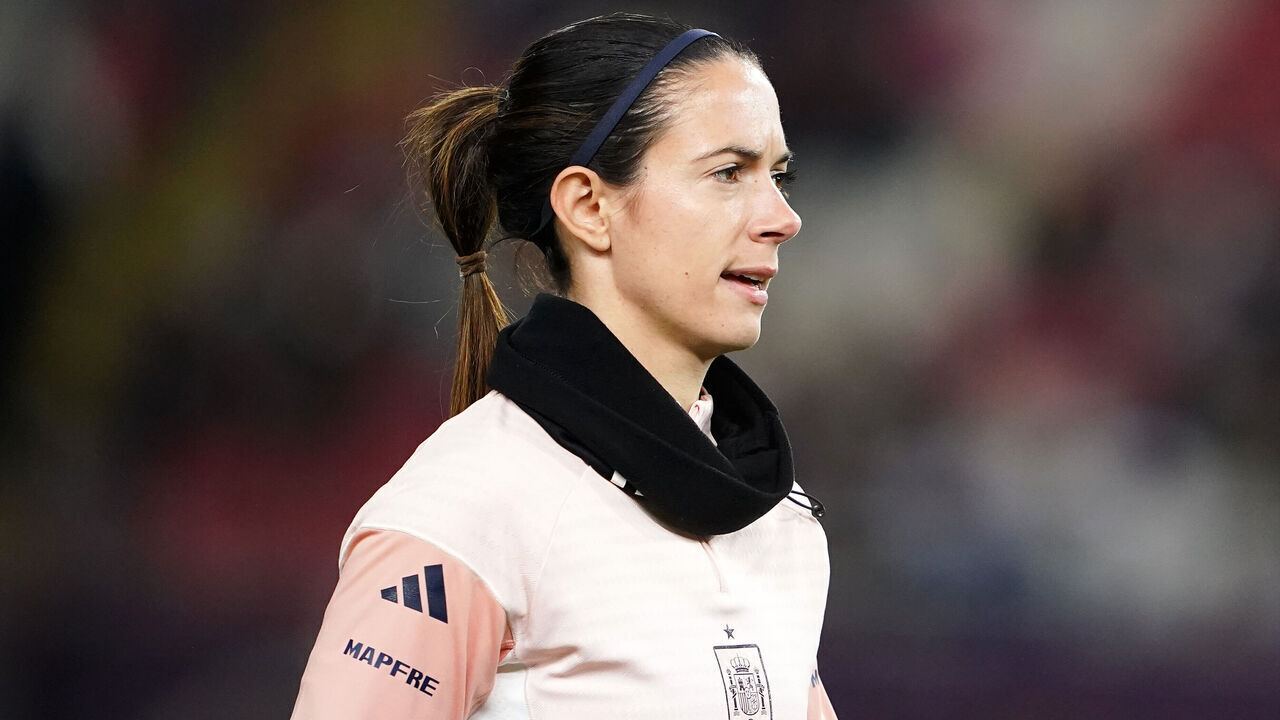 KAISERSLAUTERN, GERMANY - NOVEMBER 28: Aitana Bonmati of Spain looks on during the warm up prior to the UEFA Women's Nations League 2025 final first leg match between Germany and Spain at Fritz-Walter-Stadion on November 28, 2025 in Kaiserslautern, Germany.
