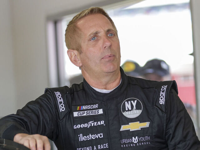 DAYTONA, FL - FEBRUARY 19: Greg Biffle (#44 NY Racing Team Grambling State University Chevrolet) during final practice for the Daytona 500 NASCAR Cup Series race on February 19, 2022 at Daytona International Speedway ion Daytona Beach, Fl.