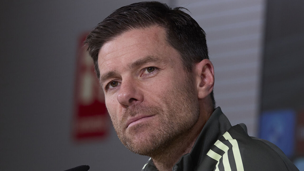 MADRID, SPAIN - 2025/12/16: Xabi Alonso, the head coach of Real Madrid CF, attends a press conference at Ciudad Real Madrid, on the eve of the the Spanish Cup, Copa del Rey Round of 32 football match between Talavera CF and Real Madrid CF.