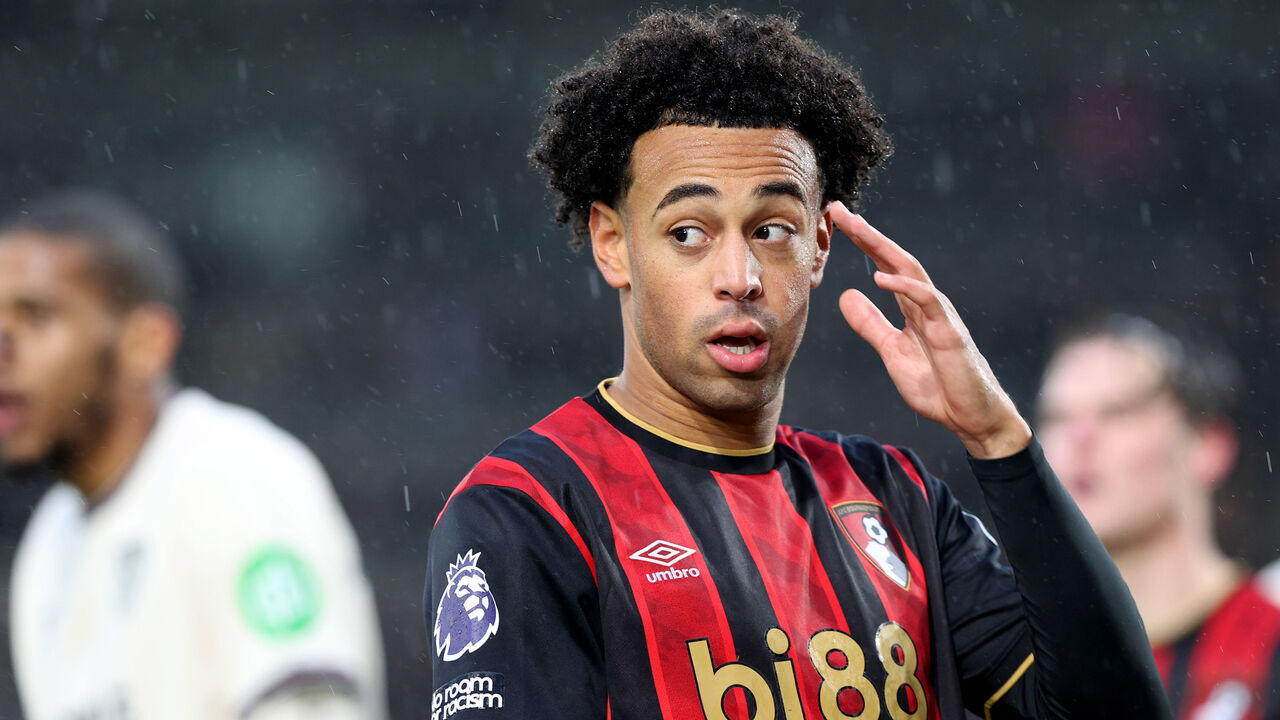 BOURNEMOUTH, ENGLAND - NOVEMBER 22: Tyler Adams of Bournemouth during the Premier League match between Bournemouth and West Ham United at Vitality Stadium on November 22, 2025 in Bournemouth, England.