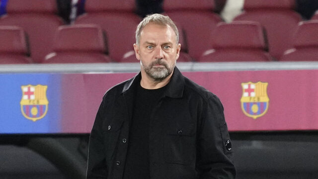 Hansi Flick head coach of Barcelona during the La Liga EA Sports match between FC Barcelona and CA Osasuna at Spotify Camp Nou on December 13, 2025 in Barcelona, Spain.