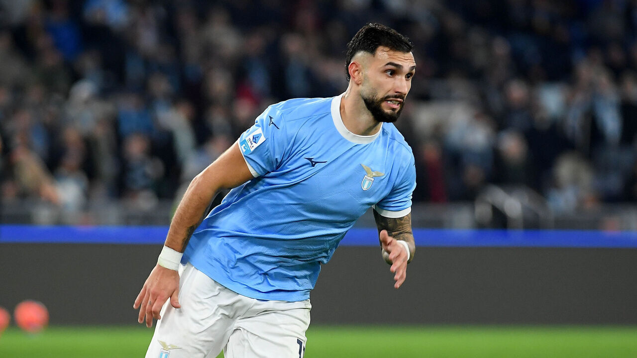 ROME, ITALY - DECEMBER 20: Valentin Castellanos of SS Lazio during the Serie A match between SS Lazio and US Cremonese at Stadio Olimpico on December 20, 2025 in Rome, Italy.