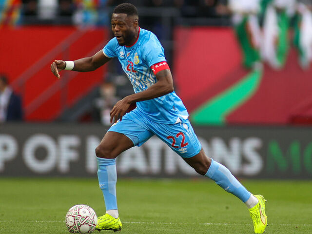 Rabat, Morocco - January 6: DR Congo's Chancel Mbemba running with the ball during the Africa Cup Of Nations Round Of 16 match between Algeria and DR Congo at Moulay Hassan Stadium on January 6, 2026 in Rabat, Morocco.