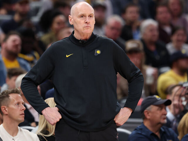 INDIANAPOLIS, INDIANA - OCTOBER 23: Rick Carlisle the head coach of the Indiana Pacers against the Oklahoma City Thunder at Gainbridge Fieldhouse on October 23, 2025 in Indianapolis, Indiana.