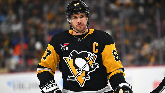 PITTSBURGH, PA - DECEMBER 30: Sidney Crosby #87 of the Pittsburgh Penguins skates against the Carolina Hurricanes at PPG PAINTS Arena on December 30, 2025 in Pittsburgh, Pennsylvania.