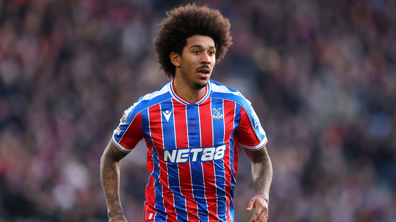 LONDON, ENGLAND - DECEMBER 14: Chris Richards of Crystal Palace during the Premier League match between Crystal Palace and Manchester City at Selhurst Park on December 14, 2025 in London, England.
