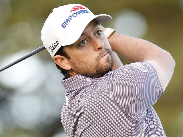 HONOLULU, HAWAII - JANUARY 16: Davis Riley of the United States plays his shot from the second tee during the second round of the Sony Open in Hawaii 2026 at Waialae Country Club on January 16, 2026 in Honolulu, Hawaii.