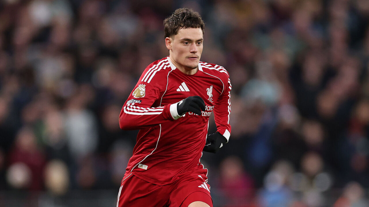 LIVERPOOL, ENGLAND - JANUARY 17: Florian Wirtz of Liverpool in action during the Premier League match between Liverpool and Burnley at Anfield on January 17, 2026 in Liverpool, England.