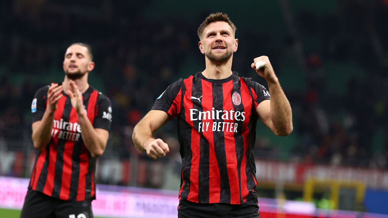 MILAN, ITALY - JANUARY 18: Niclas Fullkrug of AC Milan the Serie A match between AC Milan and US Lecce at Giuseppe Meazza Stadium on January 18, 2026 in Milan, Italy.