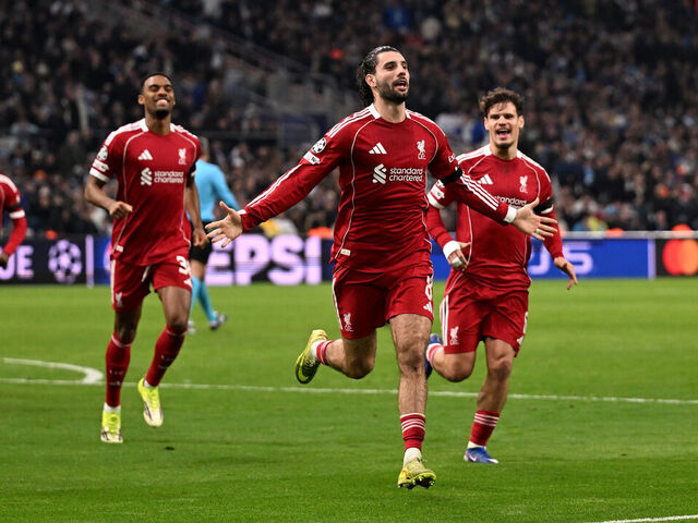 Szoboszlai shines, Salah returns as Liverpool beat Marseille in UCL | theScore.com