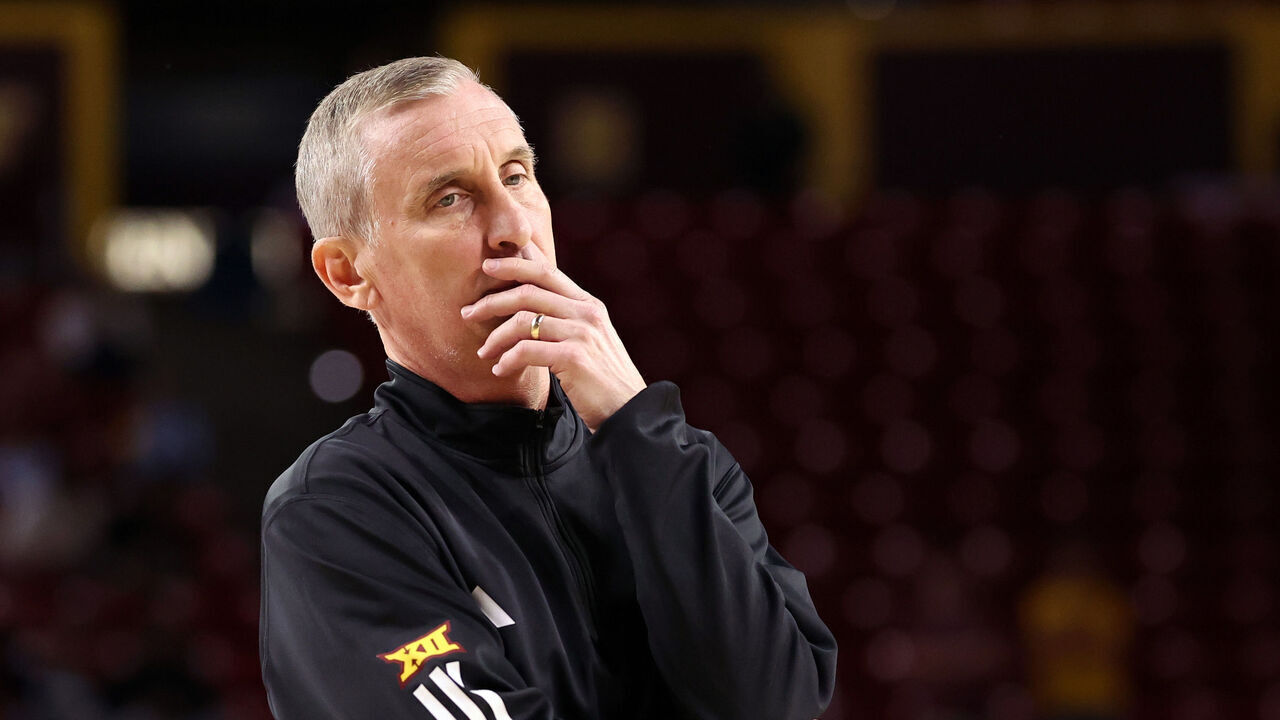TEMPE, ARIZONA - DECEMBER 21: Head coach Bobby Hurley of the Arizona State Sun Devils reacts after a foul call during the second half against the Oregon State Beavers at Desert Financial Arena on December 21, 2025 in Tempe, Arizona.