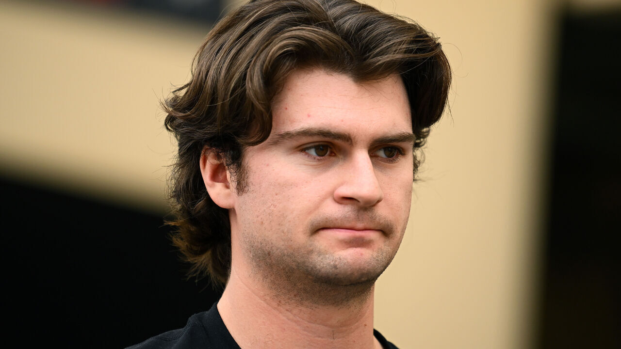 ABU DHABI, UNITED ARAB EMIRATES - DECEMBER 05: 2026 F2 driver Colton Herta of United States and Hitech TGR looks on prior to practice ahead of the F1 Grand Prix of Abu Dhabi at Yas Marina Circuit on December 05, 2025 in Abu Dhabi, United Arab Emirates.