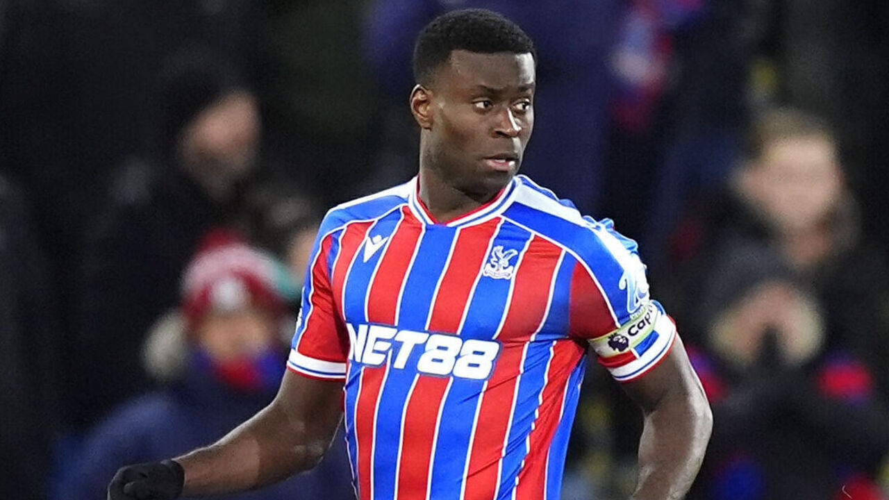 Crystal Palace's Marc Guehi in action during the Premier League match at Selhurst Park, London. Picture date: Wednesday January 7, 2026.