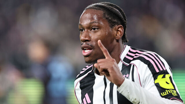 Jonathan David participates in the Serie A 2025-2026 match between Juventus and Napoli in Torino, Italy, on January 25, 2026.