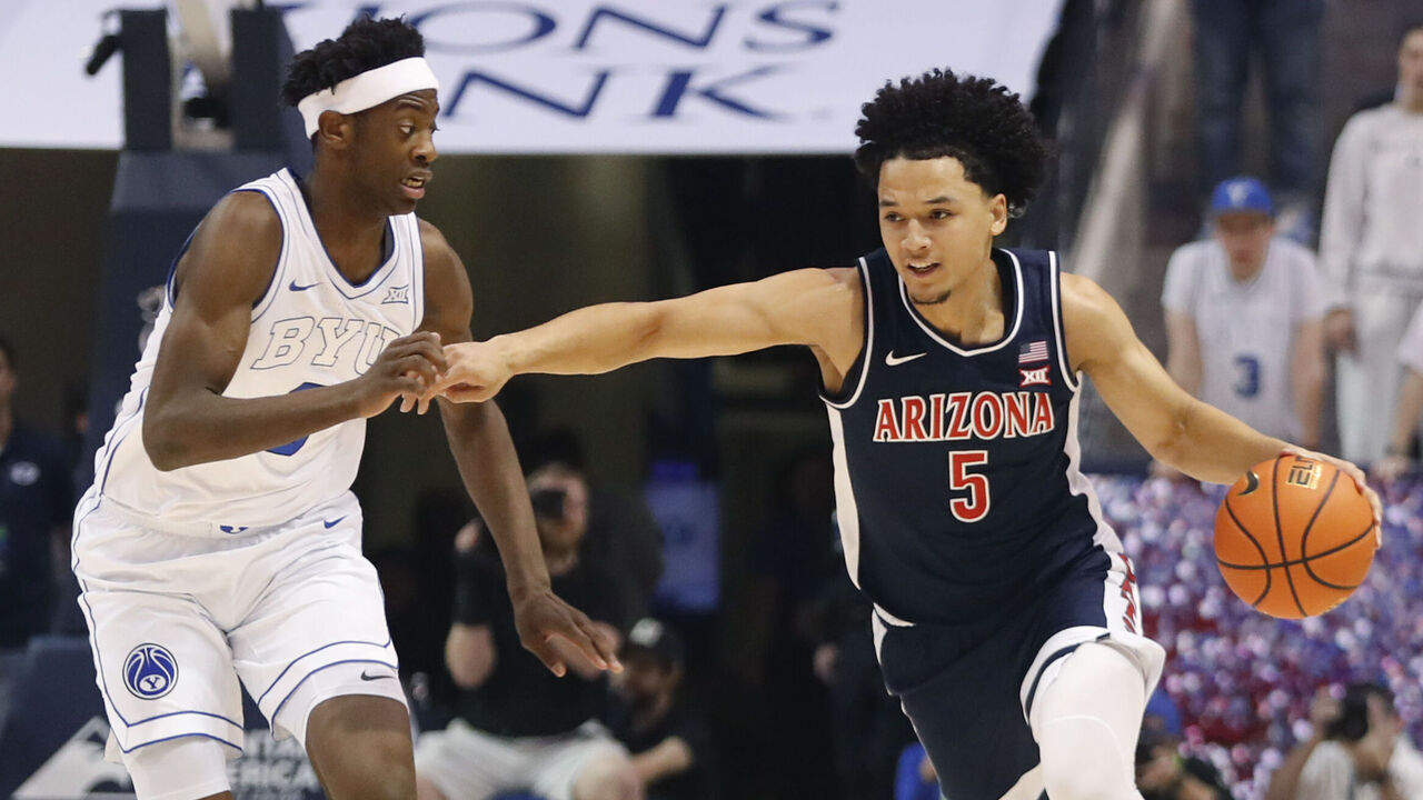 Top-ranked Arizona withstands late rally by No. 13 BYU to remain unbeaten