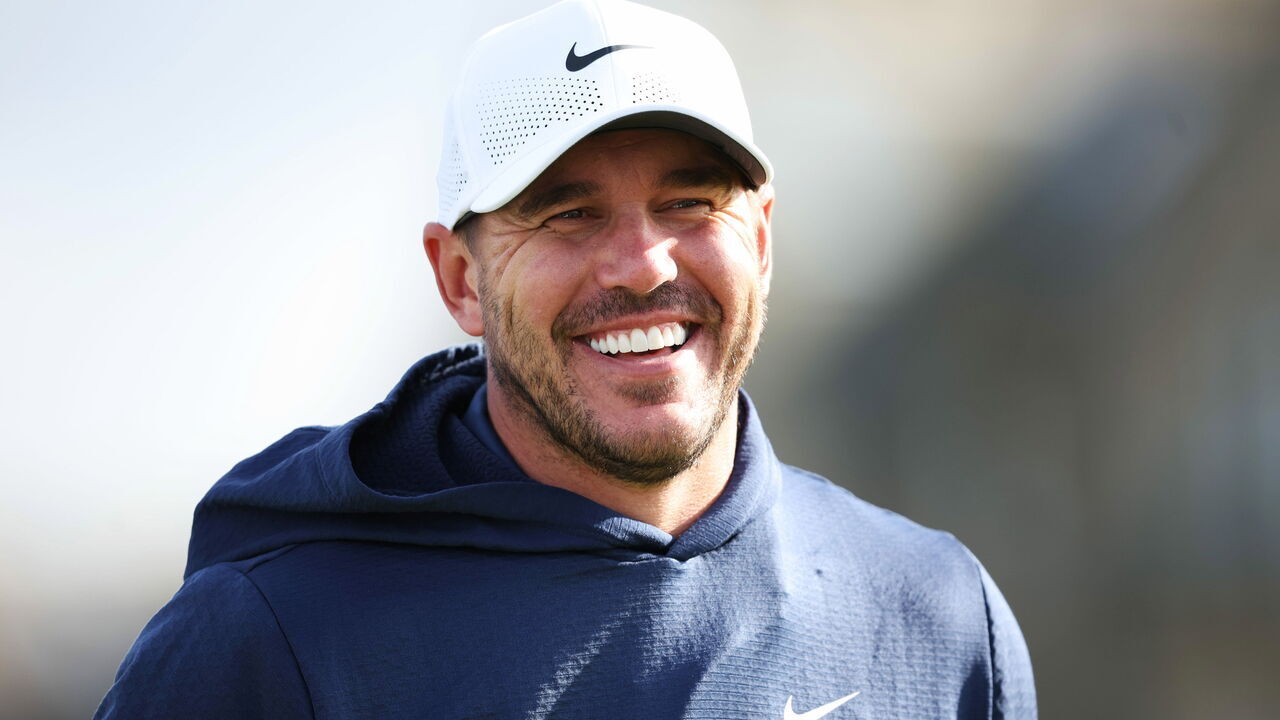 ST ANDREWS, SCOTLAND - SEPTEMBER 30: Brooks Koepka during a practice round ahead of the Alfred Dunhill Links Championship at St Andrews, on September 30, 2025, in St Andrews, Scotland.
