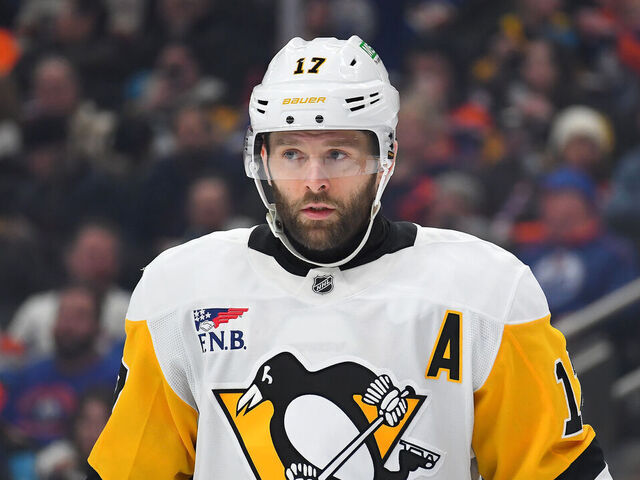 EDMONTON, CANADA - JANUARY 22: Bryan Rust #17 of the Pittsburgh Penguins in action during the game against the Edmonton Oilers at Rogers Place on January 22, 2026, in Edmonton, Alberta, Canada.