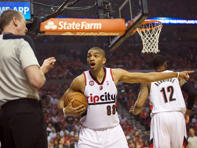 Blazers' Batum suffers sprained wrist vs. Celtics