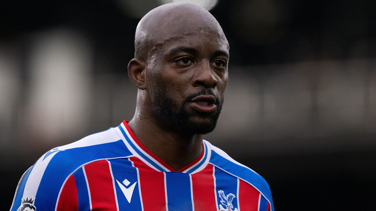 LONDON, ENGLAND - JANUARY 25: Jean-Philippe Mateta of Crystal Palace looks on during the Premier League match between Crystal Palace and Chelsea at Selhurst Park on January 25, 2026 in London, United Kingdom.