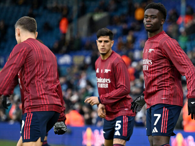 Saka injured in warm-up ahead of Arsenal's game at Leeds | theScore