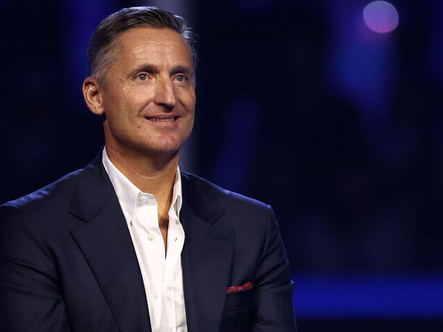 INALPI ARENA, TORINO, ITALY - 2025/11/16: Andrea Gaudenzi, chairman of ATP, attends the award ceremony at the end of the final singles match between Carlos Alcaraz of Spain and Jannik Sinner of Italy on Day eight of the Nitto ATP World Tour Finals. Jannik Sinner wins 7-6. 7-5 over Carlos Alcaraz.