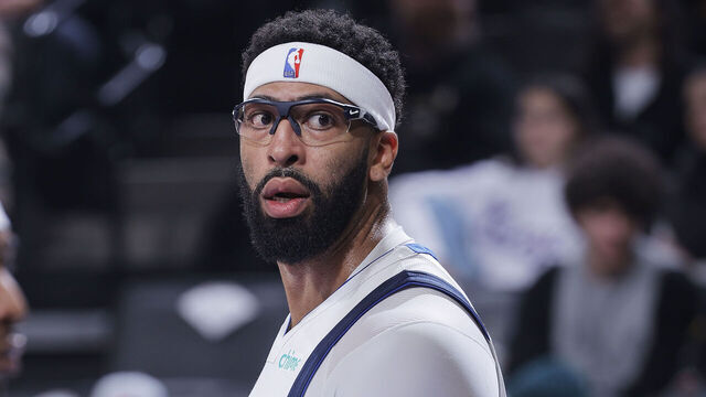 SACRAMENTO, CA - JANUARY 6: Anthony Davis #3 of the Dallas Mavericks looks on during the game against the Sacramento Kings on January 6, 2026 at Golden 1 Center in Sacramento, California. NOTE TO USER: User expressly acknowledges and agrees that, by downloading and or using this photograph, User is consenting to the terms and conditions of the Getty Images Agreement. Mandatory Copyright Notice: Copyright 2026 NBAE