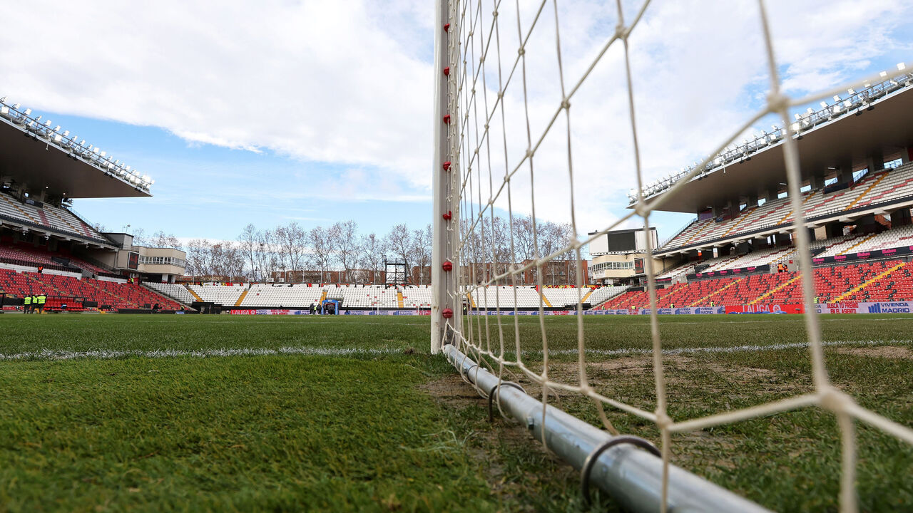 MADRID, SPAIN - JANUARY 24: General view inside the stadium prior to the LaLiga EA Sports match between Rayo Vallecano de Madrid and CA Osasuna at Estadio de Vallecas on January 24, 2026 in Madrid, Spain.