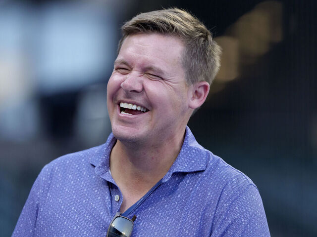 CHICAGO, ILLINOIS - AUGUST 11: General Manager Chris Getz of the Chicago White Sox looks on before a game against the Detroit Tigers at Rate Field on August 11, 2025 in Chicago, Illinois.