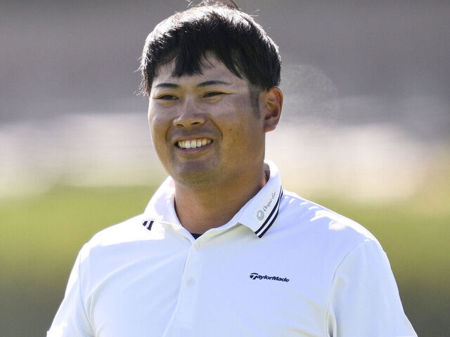 PEBBLE BEACH, CALIFORNIA - FEBRUARY 12: Ryo Hisatsune of Japan walks on the 18th green during the first round of the AT&T Pebble Beach Pro-Am 2026 at Pebble Beach Golf Links on February 12, 2026 in Pebble Beach, California.