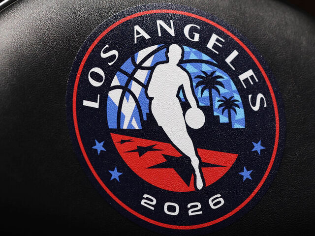 LOS ANGELES, CA - FEBRUARY 13: An unclose detailed shot of the seating during the Rising Stars Practice and Media Availability as part of NBA All-Star Weekend on Friday, February 13, 2026 at Intuit Dome in Los Angeles, California. NOTE TO USER: User expressly acknowledges and agrees that, by downloading and/or using this Photograph, user is consenting to the terms and conditions of the Getty Images License Agreement. Mandatory Copyright Notice: Copyright 2026 NBAE