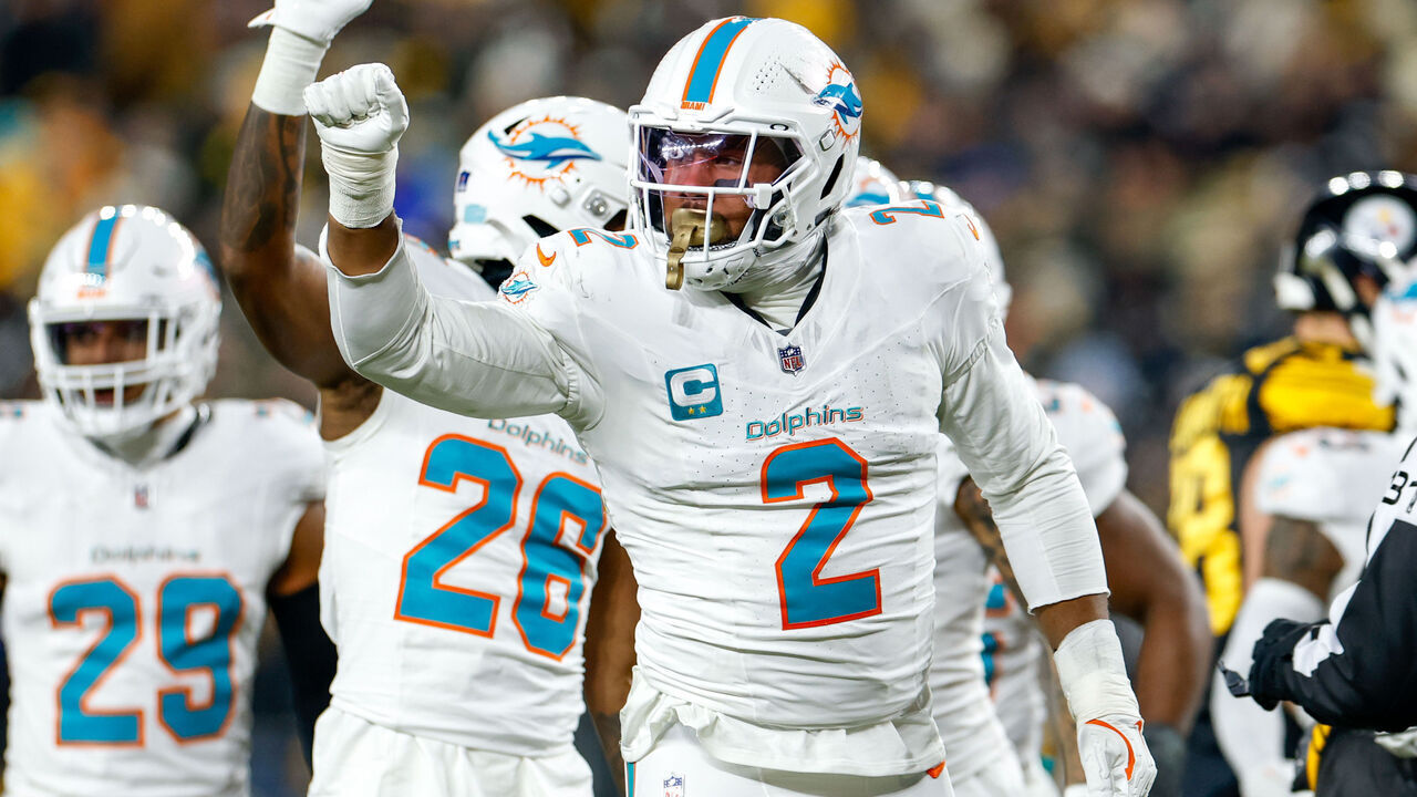 PITTSBURGH, PENNSYLVANIA - DECEMBER 15: Bradley Chubb #2 of the Miami Dolphins during the first quarter of the NFL 2025 game against the Pittsburgh Steelers at Acrisure Stadium on December 15, 2025 in Pittsburgh, Pennsylvania.