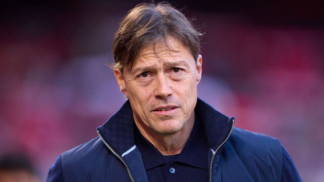SEVILLE, SPAIN - FEBRUARY 14: Matias Almeyda of Sevilla FC looks on during the LaLiga EA Sports match between Sevilla FC and Deportivo Alaves at Estadio Ramon Sanchez Pizjuan on February 14, 2026 in Seville, Spain.
