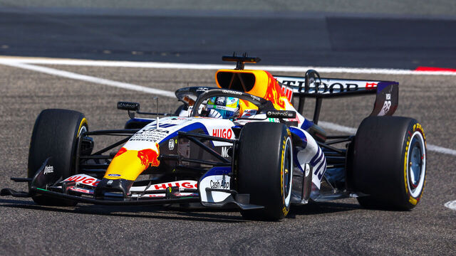 Arvid Lindblad of the UK drives the (41) Visa Cash App Racing Bulls F1 Team VCARB 03 Ford RBPT during the Formula 1 Aramco Pre-Season Testing 1 2026 in Sakhir, Bahrain, on February 18, 2026.