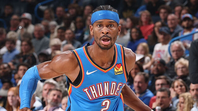 OKLAHOMA CITY, OK - FEBRUARY 3: Shai Gilgeous-Alexander #2 of the Oklahoma City Thunder dribbles the ball during the game against the Orlando Magic on February 3, 2026 at Paycom Center in Oklahoma City, Oklahoma. Mandatory Copyright Notice: Copyright 2026 NBAE