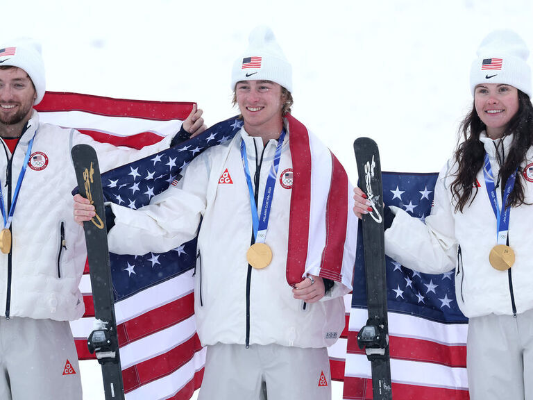 U.S. wins record 11th gold at Winter Olympics with mixed aer...