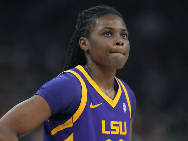 AUSTIN, TEXAS - FEBRUARY 5: MiLaysia Fulwiley #23 of the LSU Tigers during the first half against the Texas Longhorns at Moody Center on February 5, 2026 in Austin, Texas.