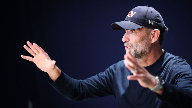 Jurgen Klopp, German football coach and "Global Head of Soccer" at Red Bull, is pictured during an AFP interview at RB Leipzig's headquarters in Leipzig, eastern Germany, on January 17, 2026. Despite leaving Liverpool as one of the most highly regarded coaches in football in 2024, Jurgen Klopp said he never considered himself among the game's best.